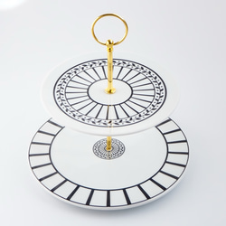 三段重〈The Garden・クリア〉磁器 お重 ポーセラーツ 美濃焼 その他