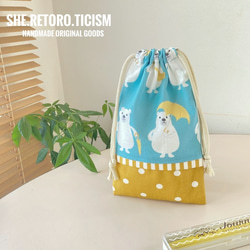 ミモザ 後ろゴム 袖なしスモック 062e6a45312d0a6418429f8a52f393