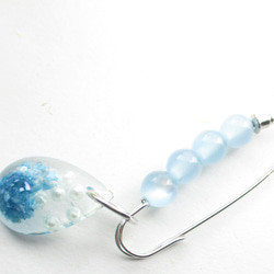 クォーツが差し込む浅瀬の海底は、マーメイドと思える妖精でした♪<カブトピンブローチ>SB1180 4枚目の画像