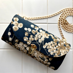 ⚮̈ミナペルホネン rosy beige シプリバッグ 巾着ショルダーバッグ