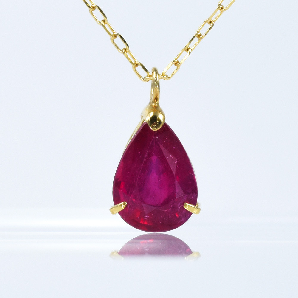 K18 ルビー ペンダント CI031CIBSN