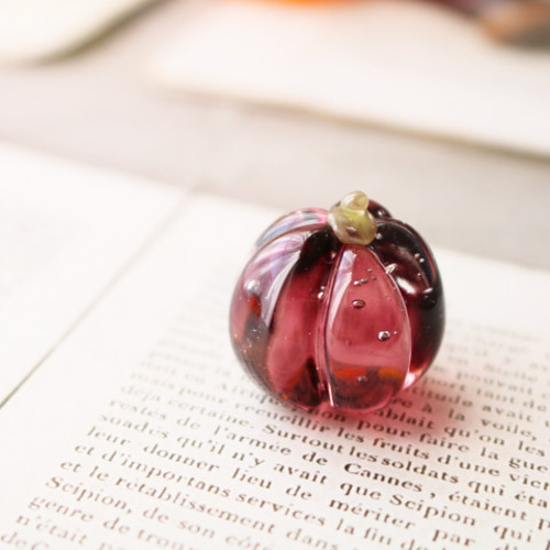 ガラスのハロウィン・ガラスのかぼちゃ ミニチュア5点セット その他