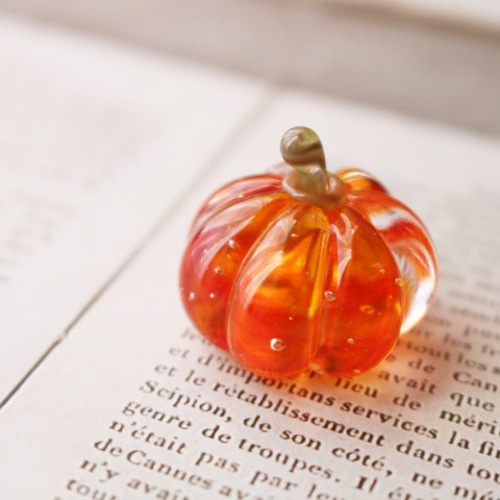 ガラスのハロウィン・ガラスのかぼちゃ ミニチュア5点セット その他