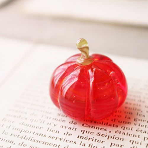 ガラスのハロウィン・ガラスのかぼちゃ ミニチュア5点セット その他