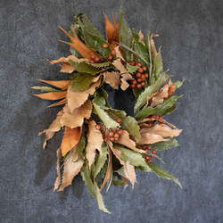 男前な秋リース 4枚目の画像