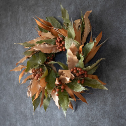 男前な秋リース 5枚目の画像