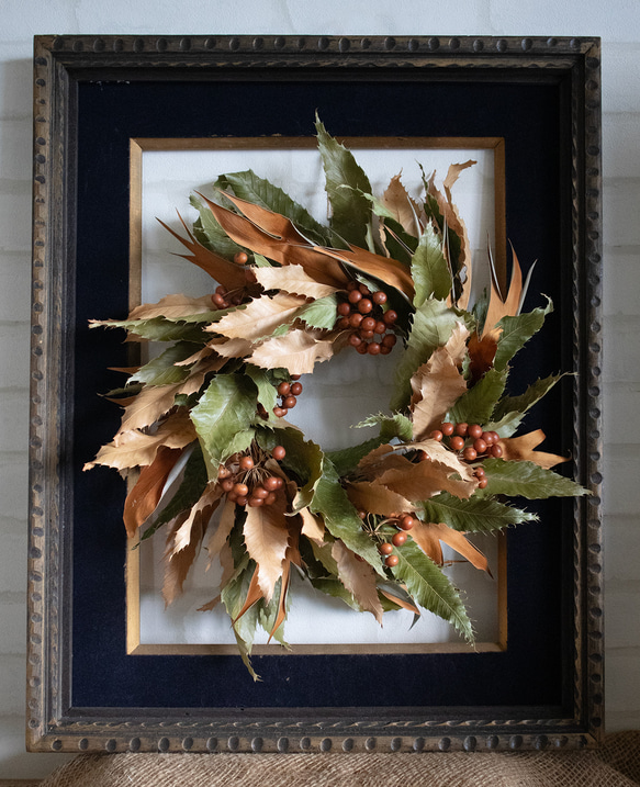 男前な秋リース 7枚目の画像