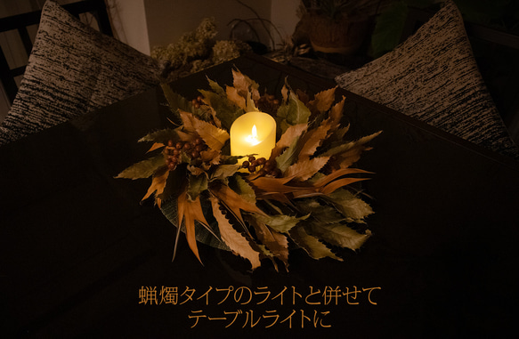 男前な秋リース 6枚目の画像