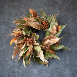 男前な秋リース 10枚目の画像