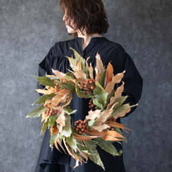 男前な秋リース 8枚目の画像