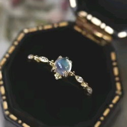 0.73ct天然サンタマリアアクアマリンルース 高品質 指輪・リング CHIC