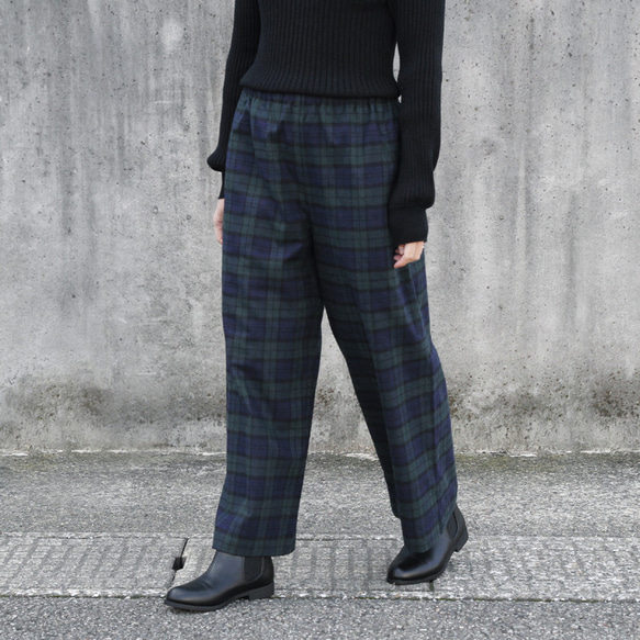 最新作 パーリーゲイツ パンツ 蓄熱 ブラックウォッチ チェック