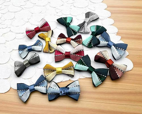 カラフルリボン パーツ 15個セット サテン ハンドメイド素材 手芸材料