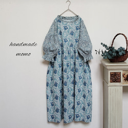 綿麻花柄ワンピースゆったりfreeYUWA ワンピース momo 通販 19425908