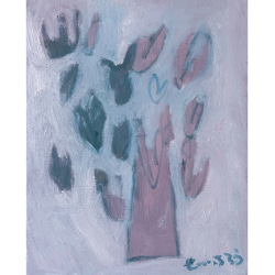 meowdel】F3 絵画 油絵 キャンバス 絵本 猫 子猫 ネコ ロシアンブルー