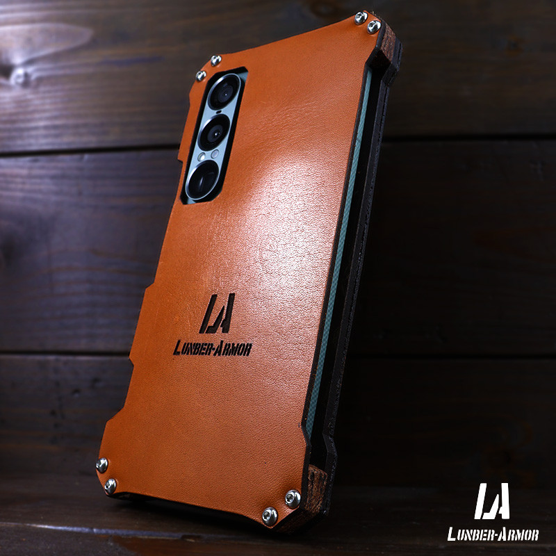 Xperia 1 VII  ケース レザー 革 栃木レザー 本革 耐衝撃 自然素材  LUNBER-ARMOR