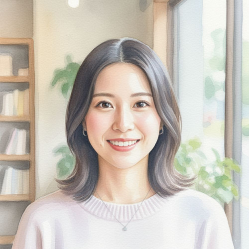 水彩画　アート　ポスター　似顔絵 オーダーメイド 似顔絵 【水彩画タイプ】B4サイズ 額装_オーダーメイド