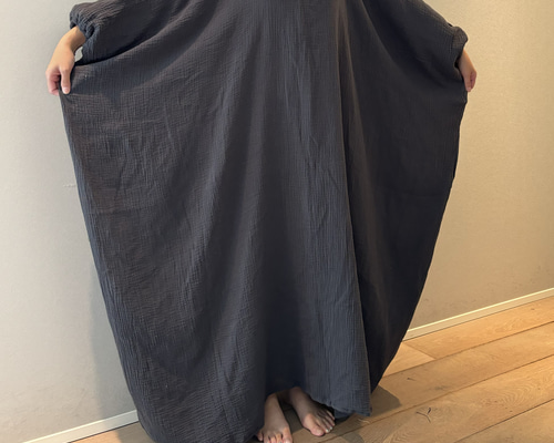 よもぎ蒸しガーゼマント《二重タイプ》 その他雑貨 薬草よもぎ蒸しのお