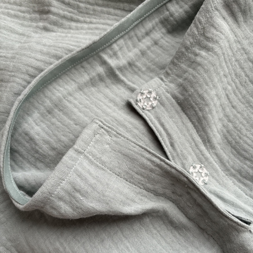 よもぎ蒸しガーゼマント《二重タイプ》 その他雑貨 薬草よもぎ蒸しのお