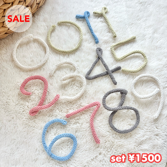 【SALE】一点限定　¥2000→¥1500 ウールレター 1枚目の画像