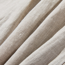 シンプルだけど、どこか特別  プリーツ加工シャツブラウス  リネン100％シャツ　250915-1 11枚目の画像