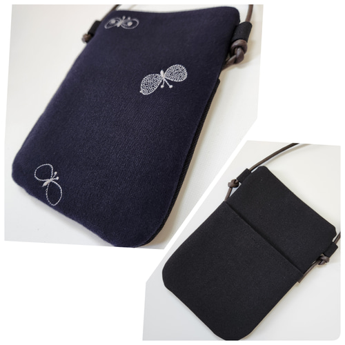 ミナペルホネン dop choucho スマホショルダー ポシェット ポーチ