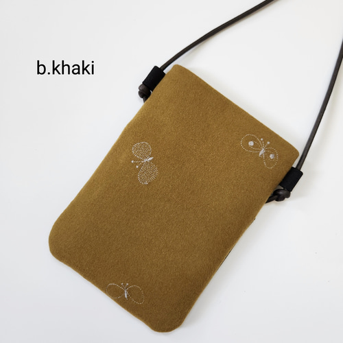 ミナペルホネン dop choucho スマホショルダー ポシェット ポーチ