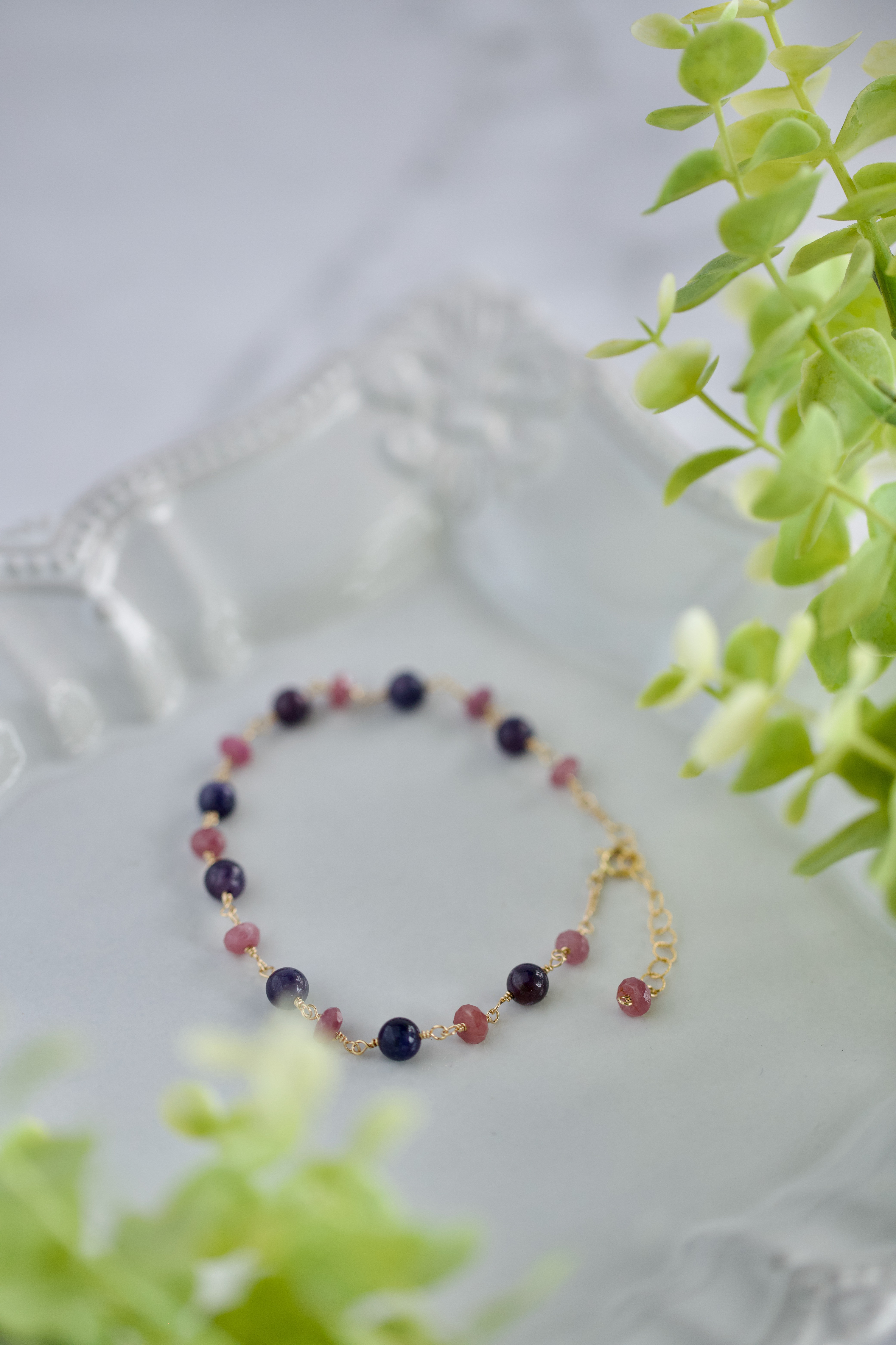 【１点もの】サファイア×ルビー×14Kgf