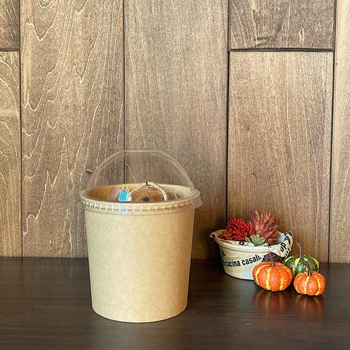 羊毛フェルト かごバッグに入ったトイプードルちゃん アプリコット