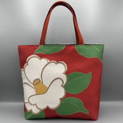 着物 帯 帯締め ハンドメイド トートバッグ リメイク 金 桜 さくら 六