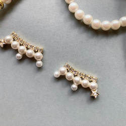 Star pearl dress 【パール/星/冬/秋/結婚式/クリスマス/オーナメント/プレゼント/プチギフト】 8枚目の画像