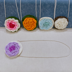 ブランケット マルチカバー 長方形 手編み カラフル ハンドメイド