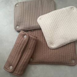 もちもち　ニット　肩紐カバー　抱っこ紐カバー　サッキングパット　よだれカバー　エルゴ　 7枚目の画像