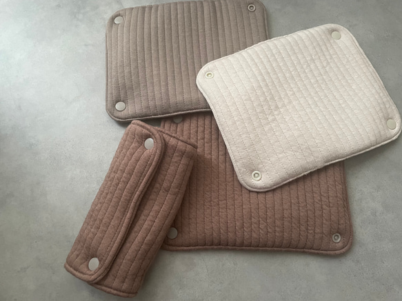 もちもち　ニット　肩紐カバー　抱っこ紐カバー　サッキングパット　よだれカバー　エルゴ　 7枚目の画像