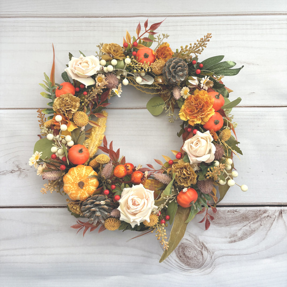 ハロウィンリース アートフラワー Art Flower Grevillea 通販 19856564