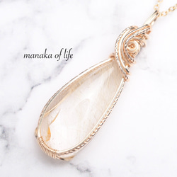 ロードライトガーネット ピアス ワイヤーラッピング 14kgf 天然石 送料