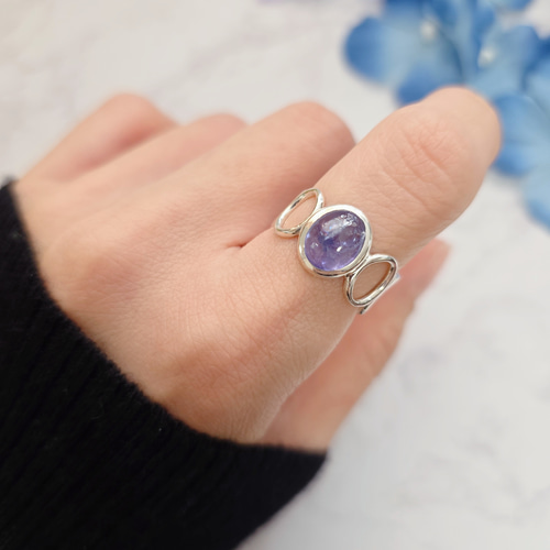 DAIMARU 紫色オーバルリング DAIMARU 紫色オーバルリング