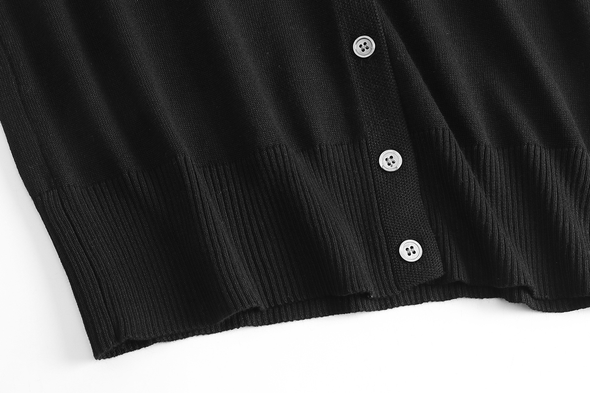 秋冬レディース長袖ニット無地シンプルカーディガン【返品・交換可】品質最優先25-314-9