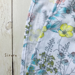 L:ゆるふわ*ふんどしパンツ（フラワーウォール）ダブルガーゼ　フンティー  ふんどしショーツ 5枚目の画像