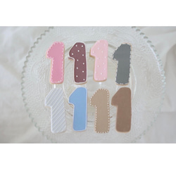 撮影アイテム！わんちゃんと苺いっぱいクレイケーキ♪誕生日　1歳　ナンバー変更承ってます 7枚目の画像