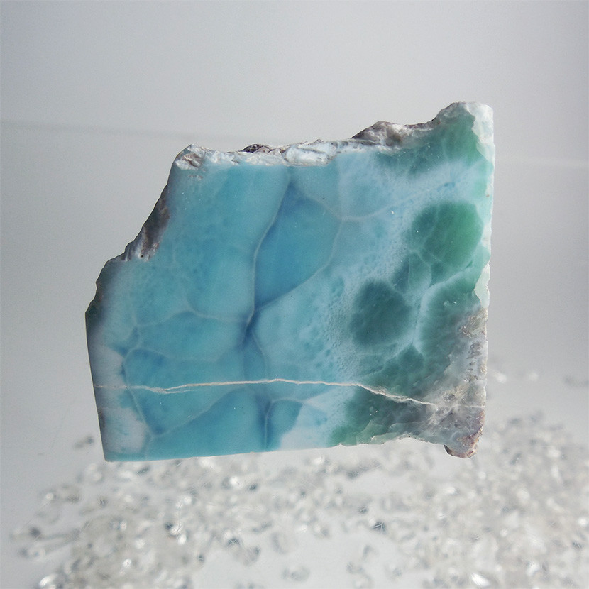 ラリマー原石　44g【送料込】　LMRG115　ドミニカ共和国の鉱山から　larimar