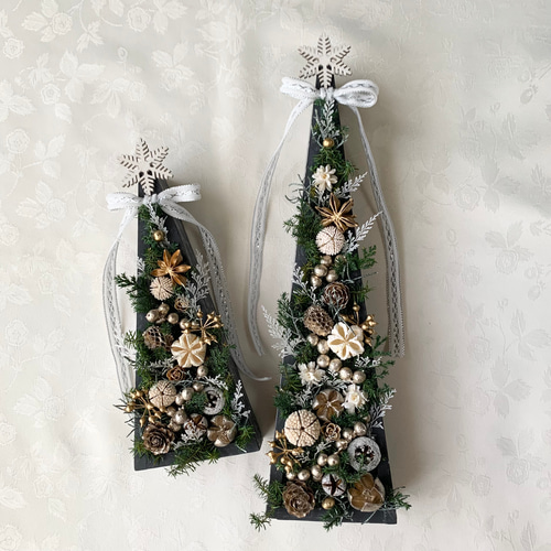 3way木ノ実のホワイトガーランド　クリスマスツリー 3way木ノ実のホワイトガーランド クリスマスツリー 3way木ノ実の