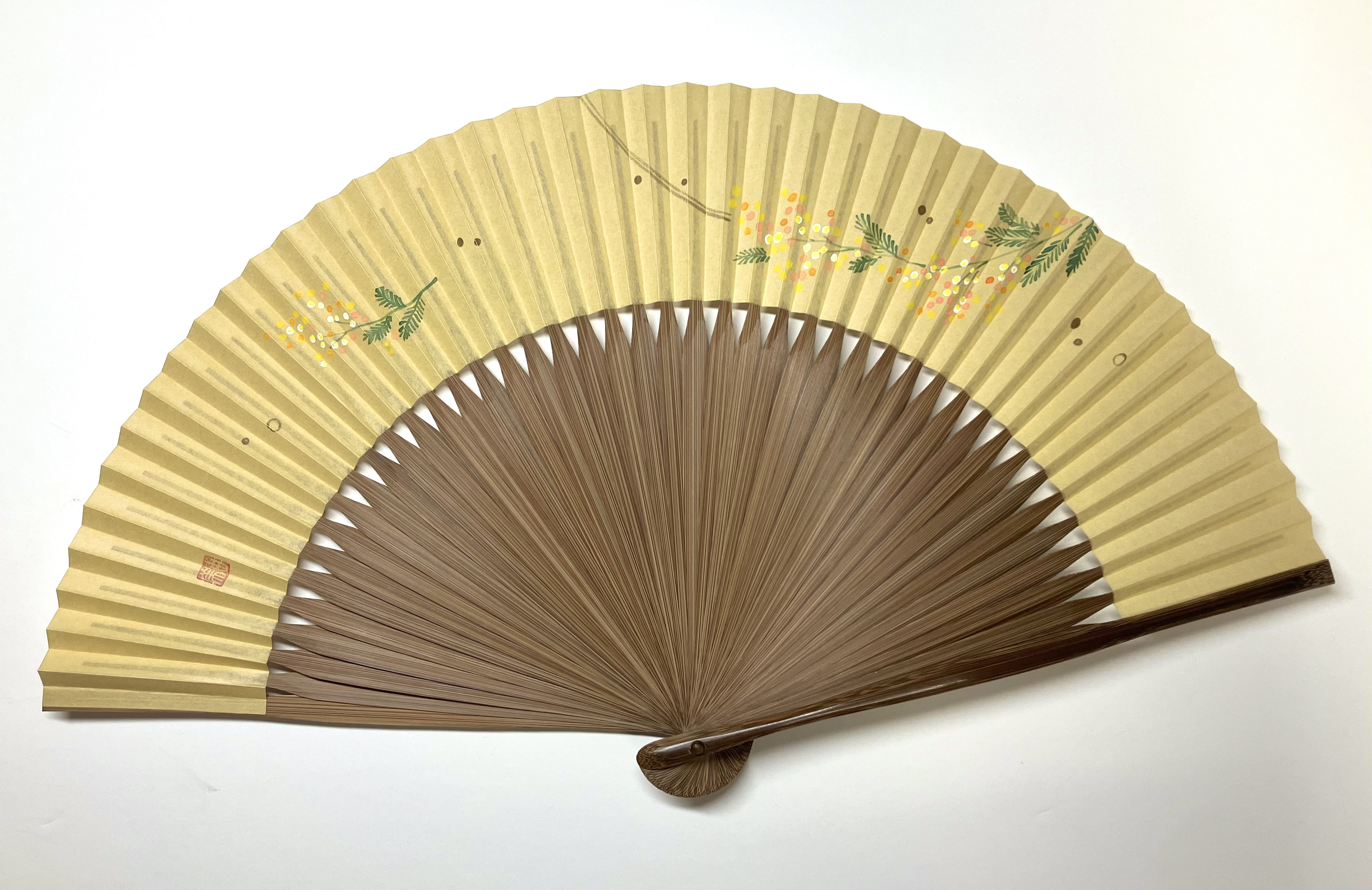 趣 -omomuki- 〈ミモザリース〉　京扇子