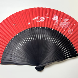 趣 -omomuki- 〈宝尽くし〉　京扇子 1枚目の画像