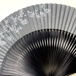 趣 -omomuki- 〈霞草〉　京扇子 4枚目の画像