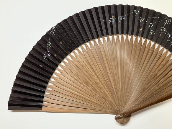 趣 -omomuki- 〈笹蛍〉　京扇子 2枚目の画像