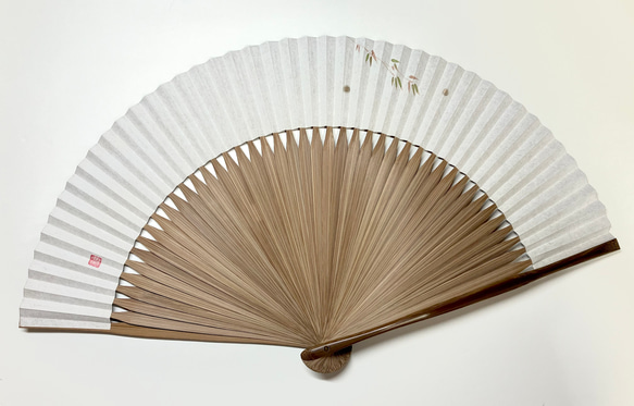 趣 -omomuki- 〈笹蛍〉　京扇子 5枚目の画像