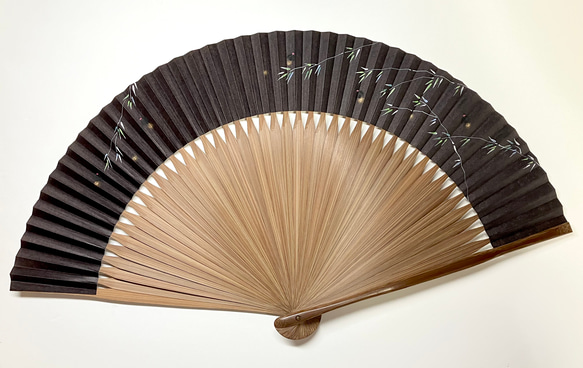 趣 -omomuki- 〈笹蛍〉　京扇子 1枚目の画像
