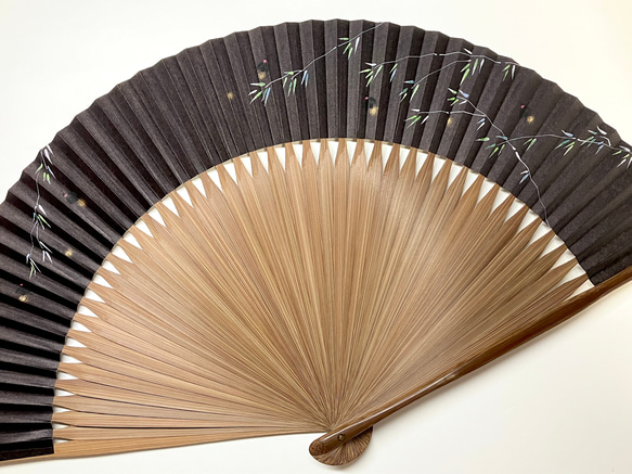 趣 -omomuki- 〈笹蛍〉　京扇子 4枚目の画像
