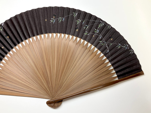 趣 -omomuki- 〈笹蛍〉　京扇子 3枚目の画像